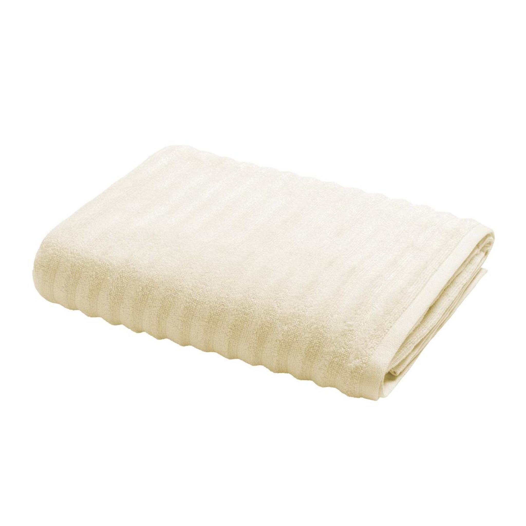 Douceur d'Intérieur Drap de bain  maya  90x150cm ivoire