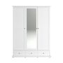 Voir la diapositive 4 : Armoire 3 portes 2 tiroirs L152cm NESRINE