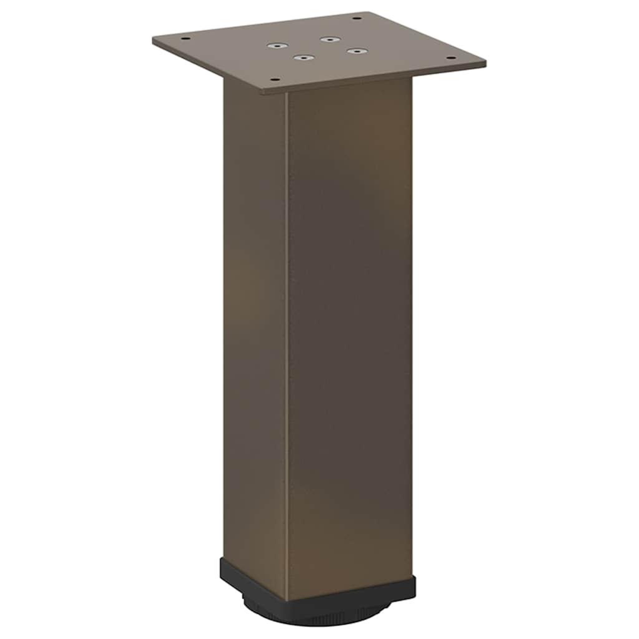 Voir la diapositive 4 : VIDAXL Pieds de table basse acier naturel 4 pcs 42-44 cm acier