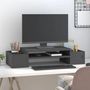 Voir la diapositive 3 : VIDAXL Support de moniteur Gris 70x27,5x15 cm Bois de pin solide
