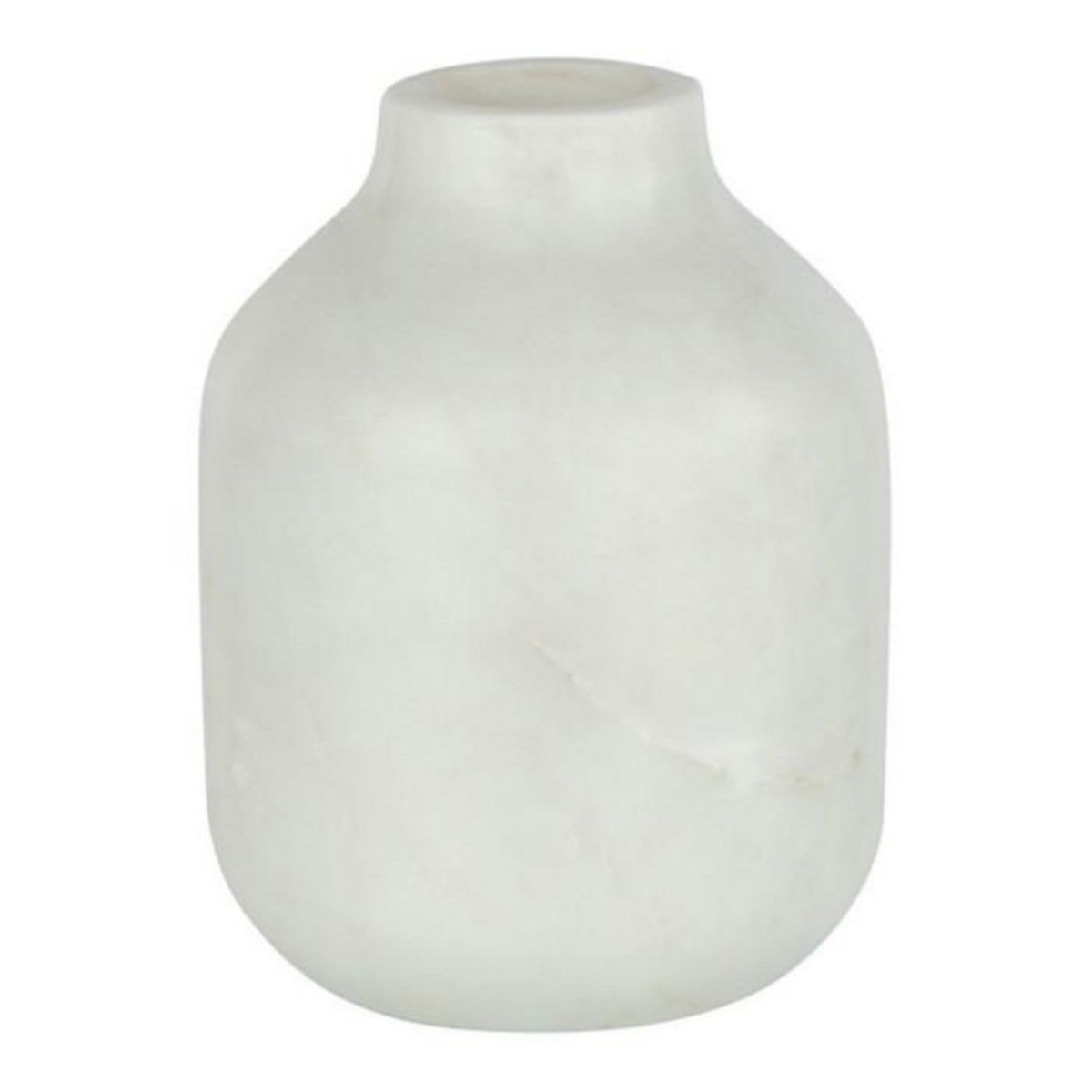 Paris Prix Vase Bouteille Déco  Marbre  15cm Blanc