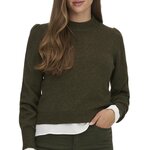 JACQUELINE DE YONG Pull  Femme JDY Rue. Coloris disponibles : Vert