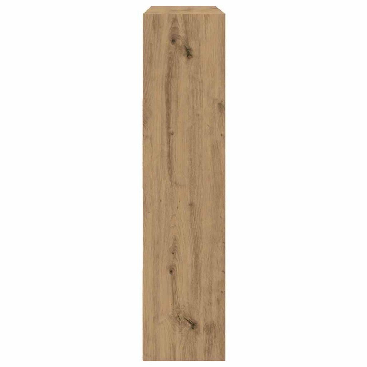 VIDAXL Bibliotheque/Separateur de piece chene artisanal 105x24x102 cm