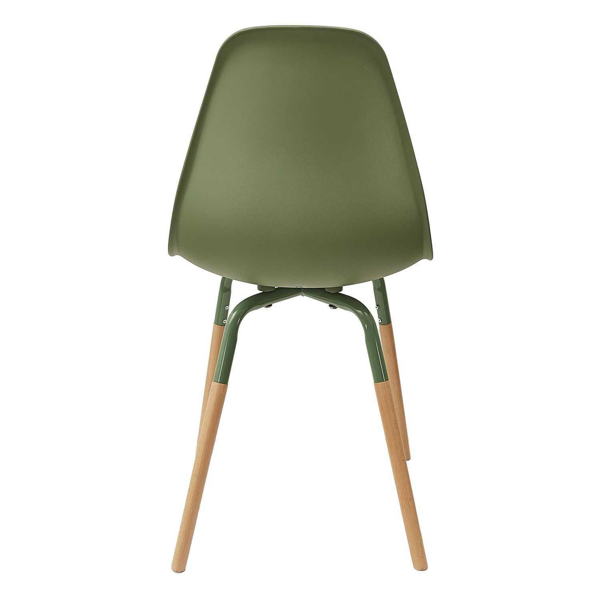 Voir la diapositive 4 : The Home Deco Factory Lot de 4 Chaises scandinave Phenix en polypropylène et métal