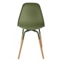 Voir la diapositive 4 : The Home Deco Factory Lot de 4 Chaises scandinave Phenix en polypropylène et métal