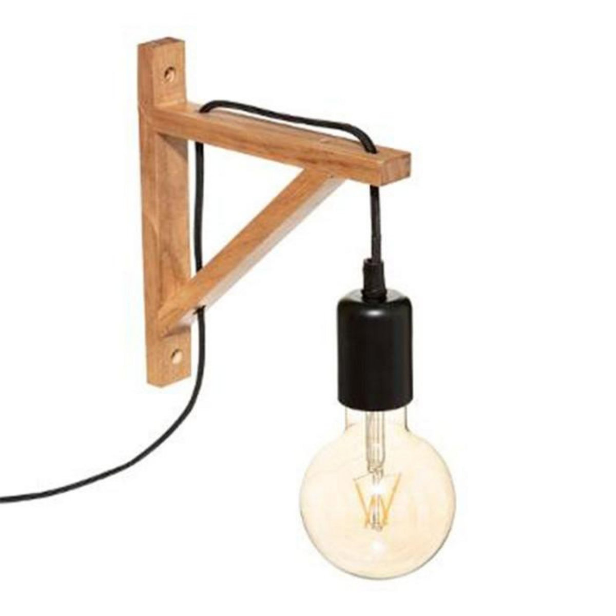 ATMOSPHERA Applique Murale en Bois  Wild  22cm Naturel