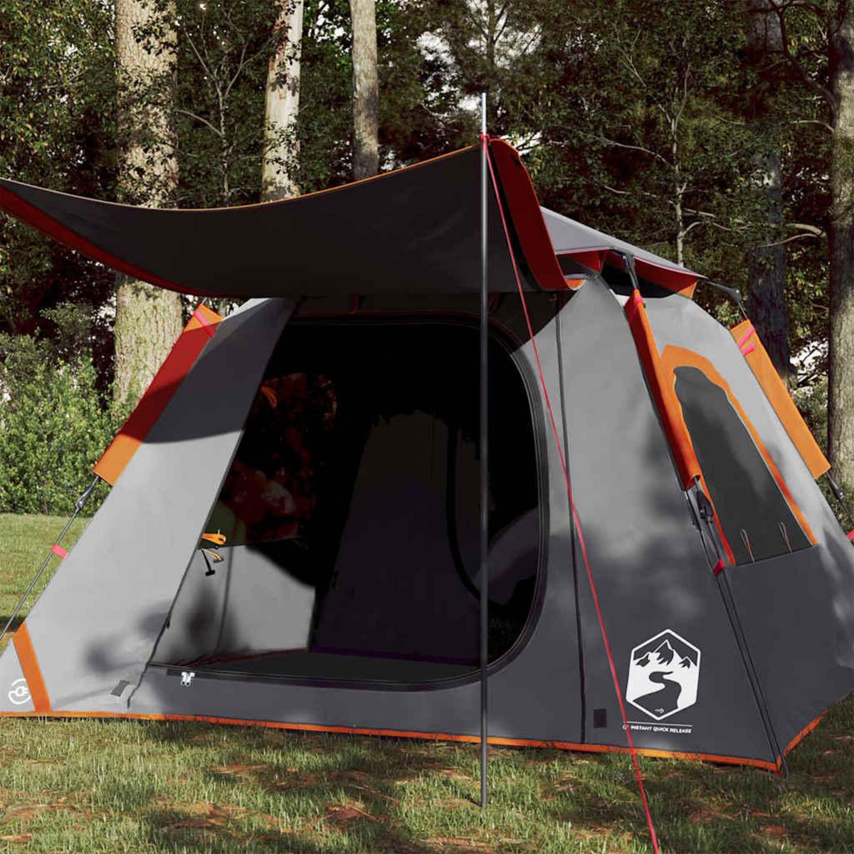VIDAXL Tente de camping a dome 4 personnes liberation rapide