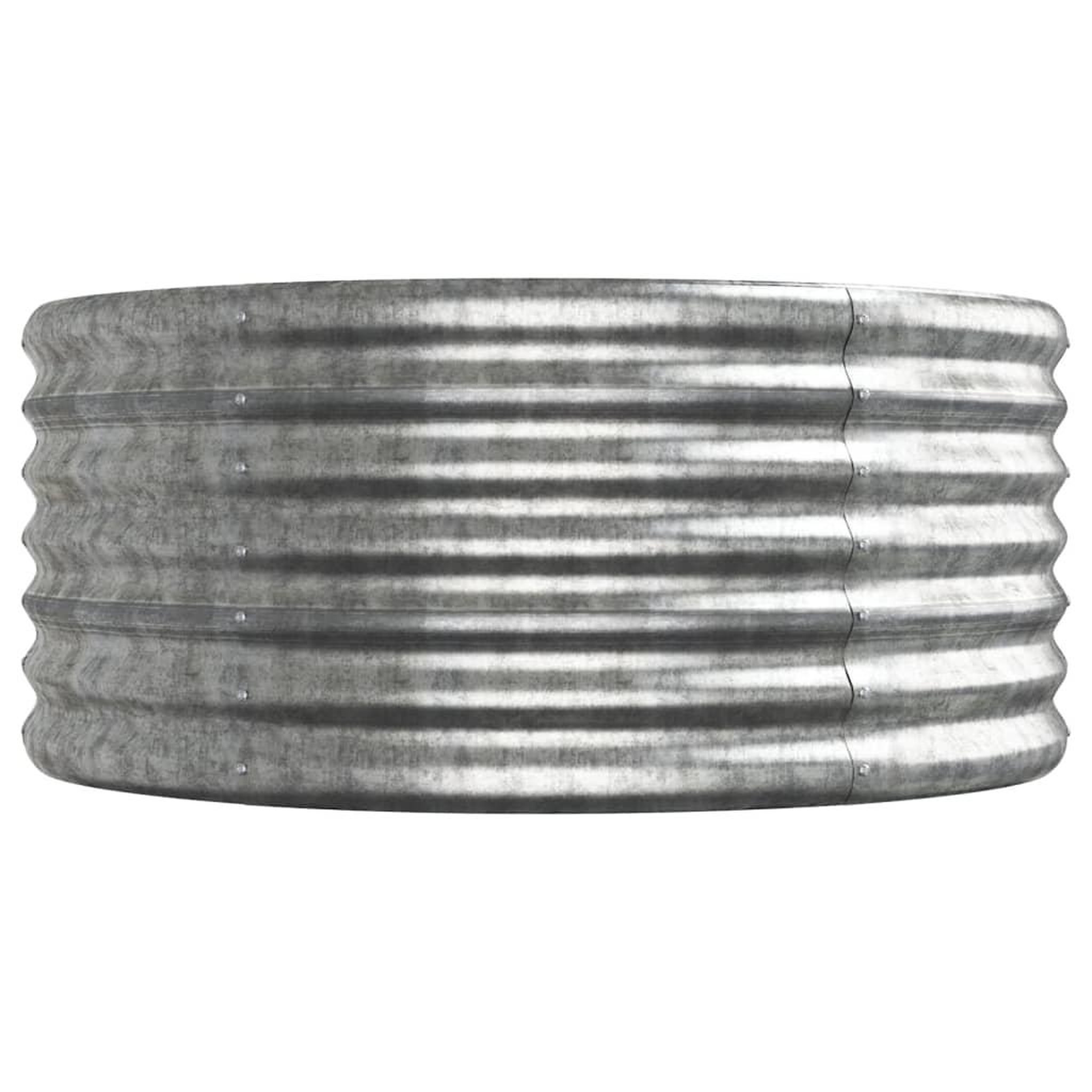 Voir la diapositive 4 : VIDAXL Lit sureleve de jardin Acier enduit de poudre Argente