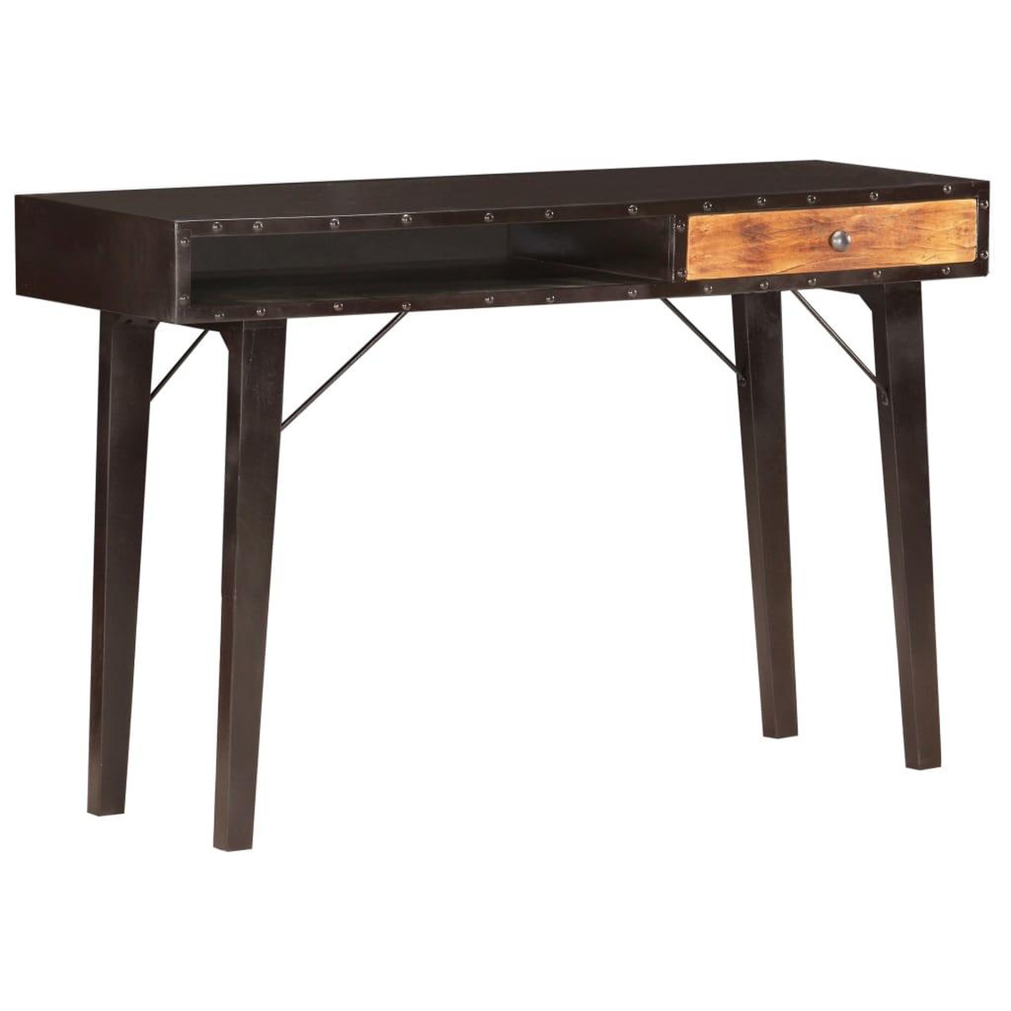 Voir la diapositive 1 : VIDAXL Table console 118x35x76 cm Bois de recuperation massif