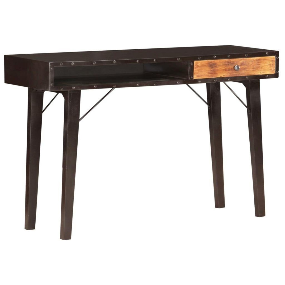 VIDAXL Table console 118x35x76 cm Bois de recuperation massif