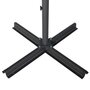 Voir la diapositive 4 : VIDAXL Parasol de jardin avec mat en aluminium 500 cm noir