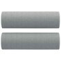 Voir la diapositive 5 : VIDAXL Ensemble de canapes 2 pcs coussins gris clair tissu