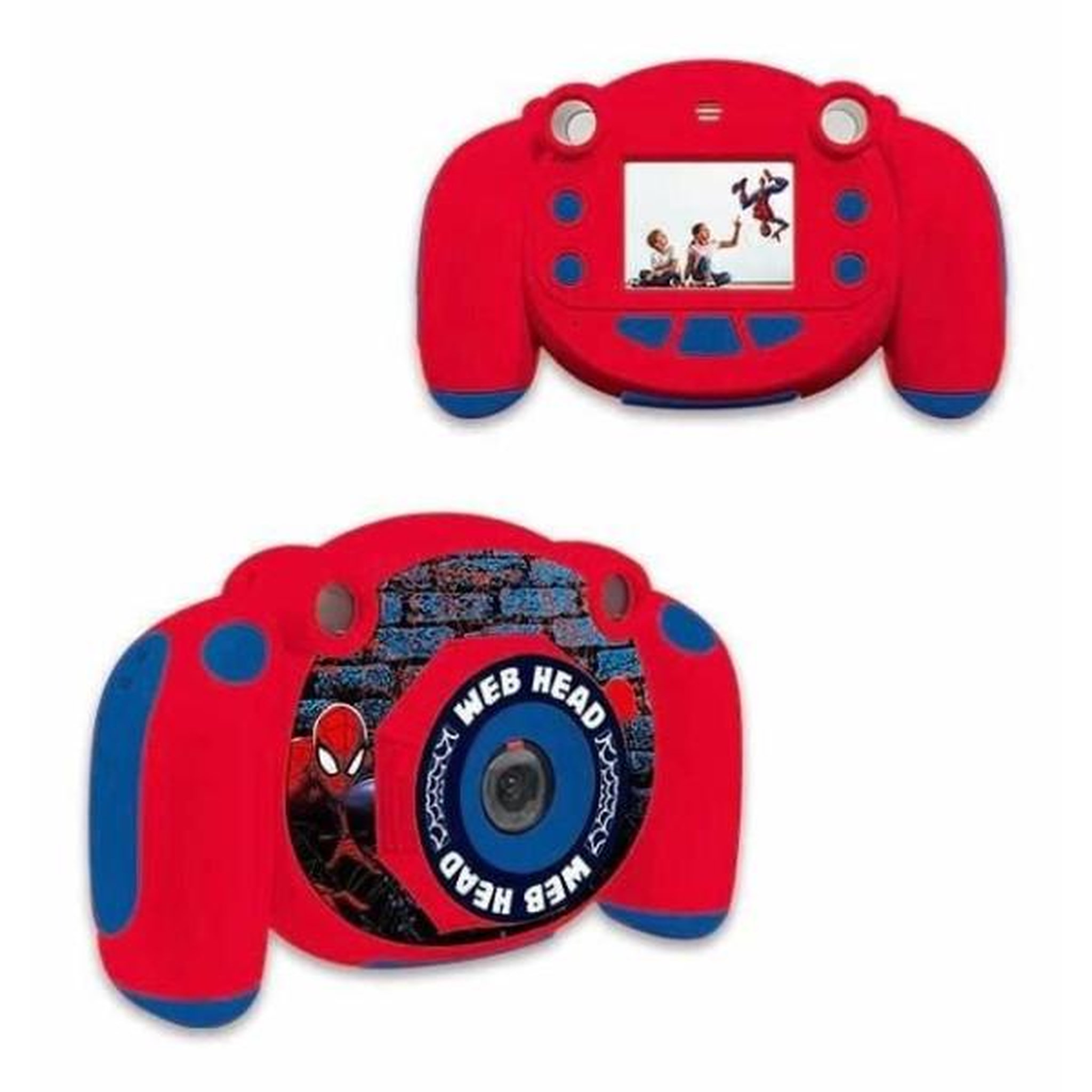 Lexibook Appareil photo numérique enfant Spiderman - LEXIBOOK - Ecran LCD 2 pouces - Grand angle 100 degrés - Rouge