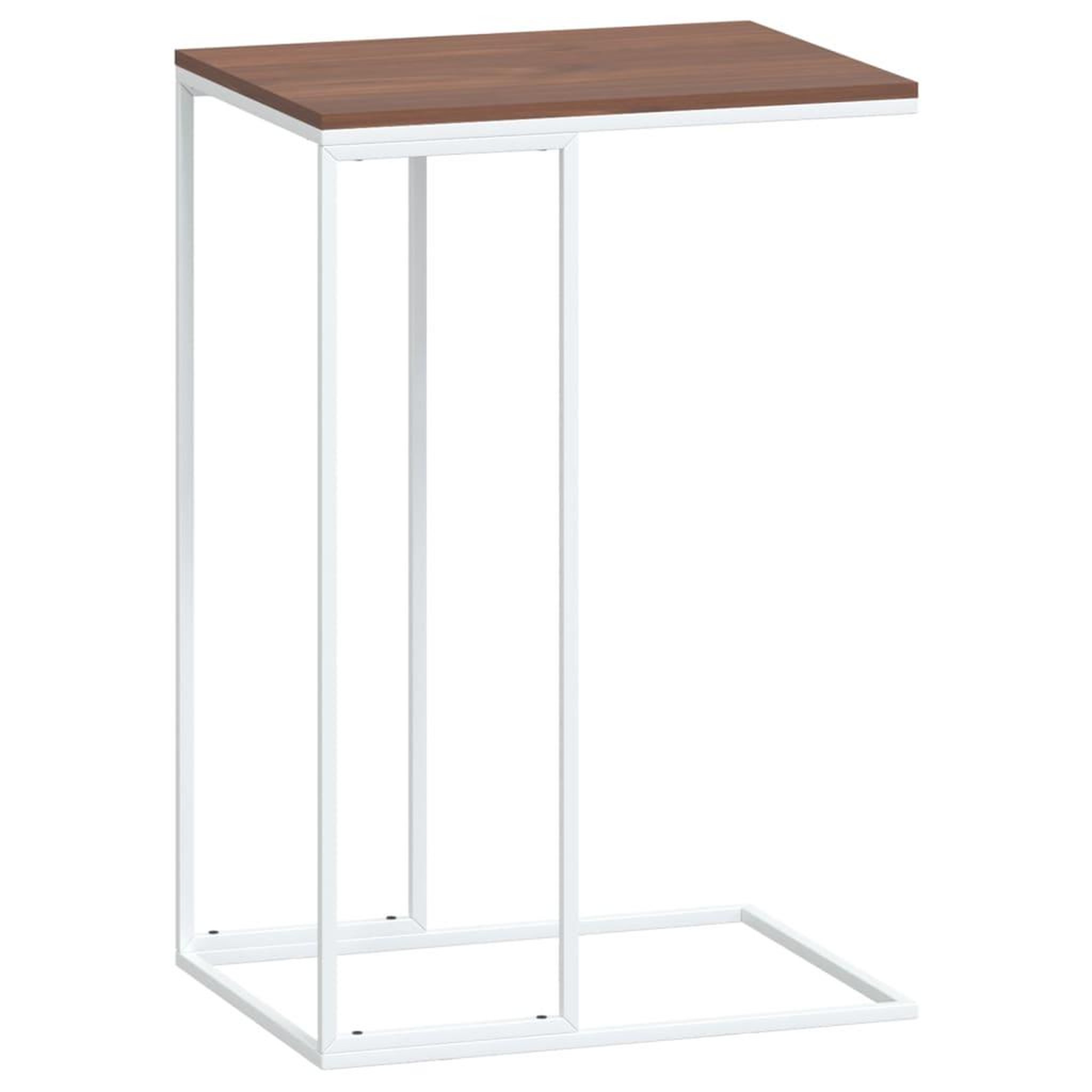 Voir la diapositive 2 : VIDAXL Table d'appoint Blanc 40x30x59 cm Bois d'ingenierie
