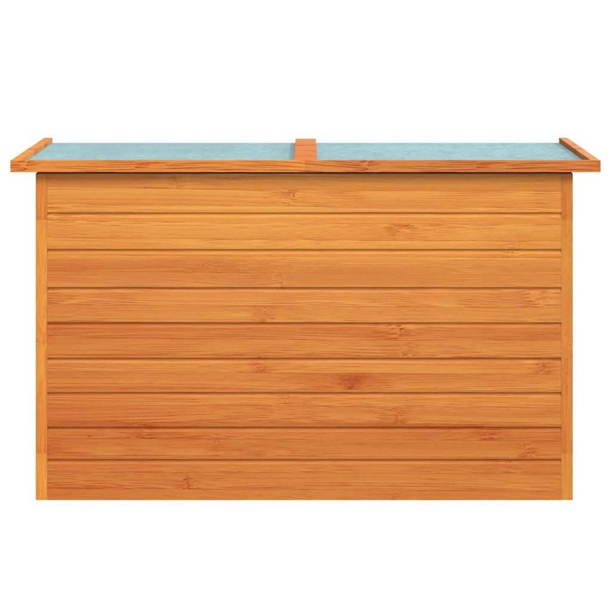 VIDAXL Boîte de rangement de jardin 126x72x72 cm Bois