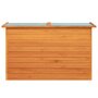 Voir la diapositive 3 : VIDAXL Boîte de rangement de jardin 126x72x72 cm Bois
