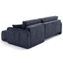 Voir la diapositive 6 : LISA DESIGN Apolline - canapé d'angle réversible 4 places convertible avec coffres en tissu moucheté