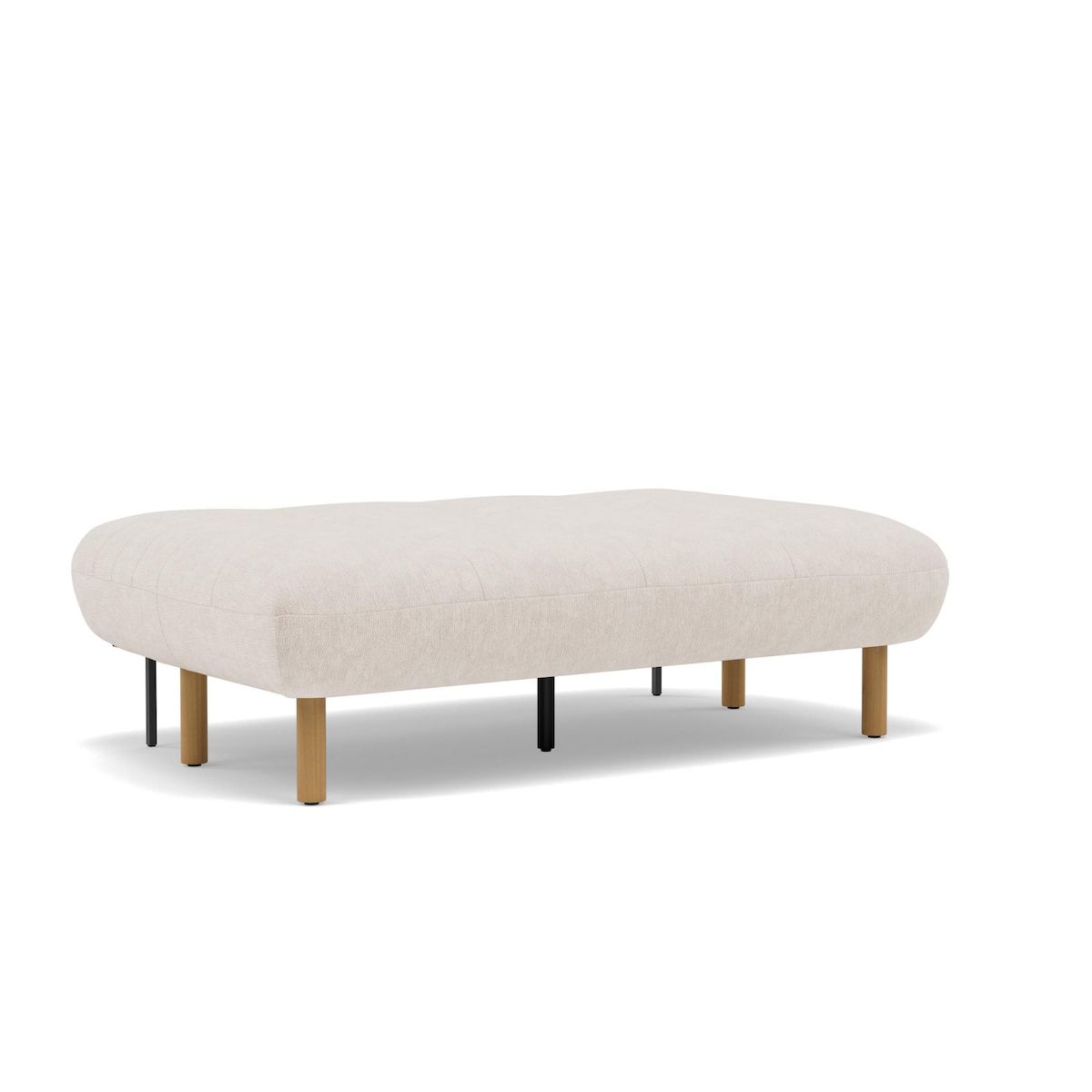BEST MOBILIER Soan - banquette 2 places convertible clic-clac en velours texturé