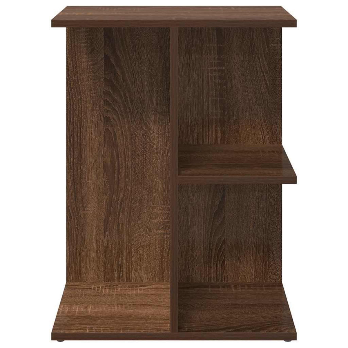 VIDAXL Tables de chevet 2 pcs chene marron bois d'ingenierie