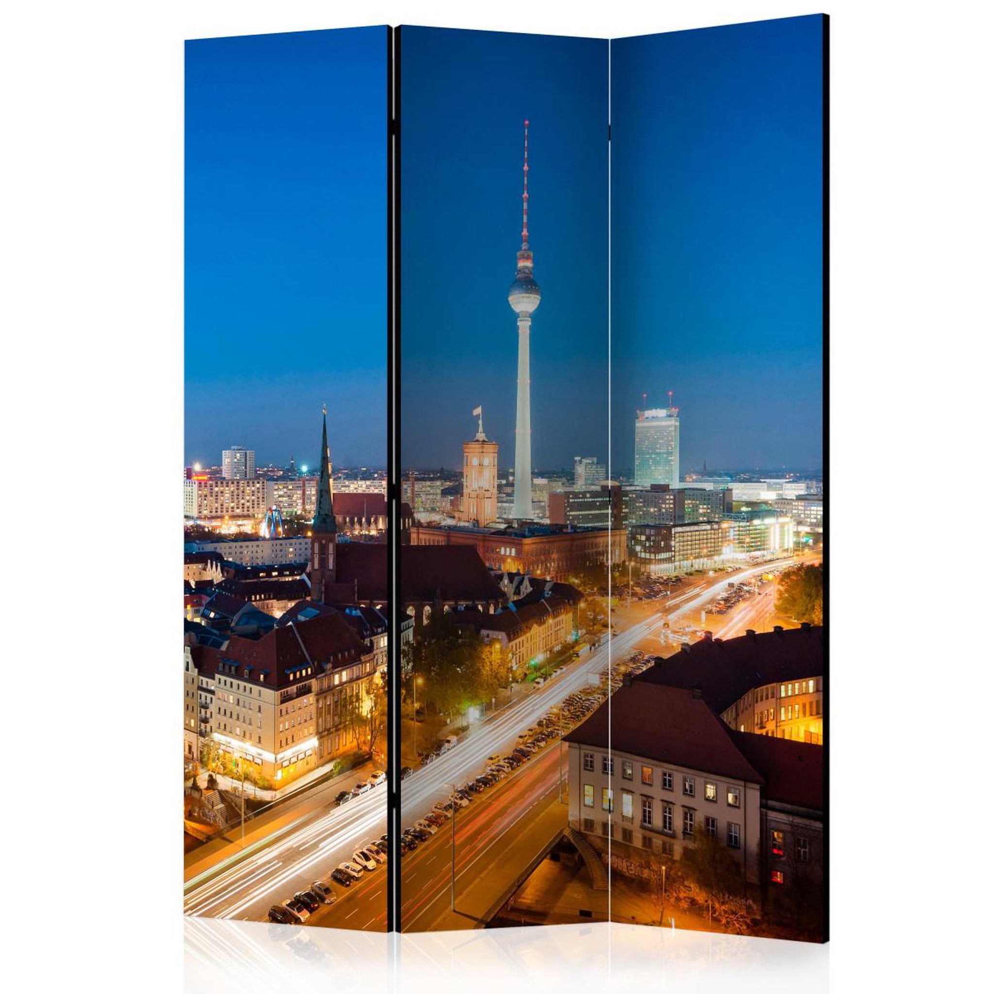 Paris Prix Paravent 3 volets  berlin by night  135x172cm
