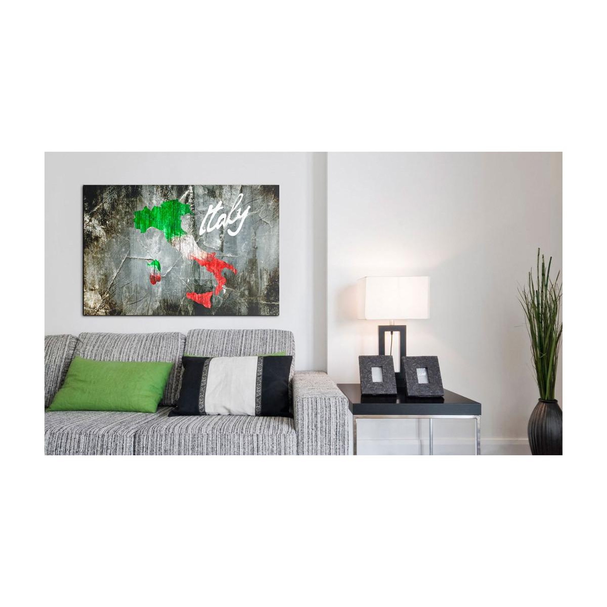 Voir la diapositive 2 : Paris Prix Tableau imprimé  carte artistique de l'italie