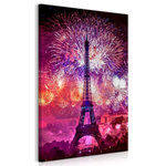 Paris Prix Tableau Imprimé  Happy New Year!. Coloris disponibles : Multicolore