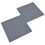 Voir la diapositive 4 : VIDAXL Carreaux de protection antichoc 6pcs Caoutchouc 50x50x3 cm Gris
