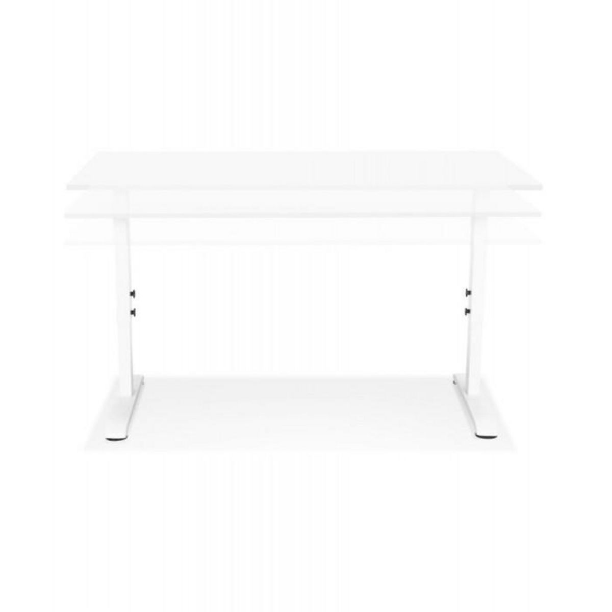 Paris Prix Bureau Hauteur Réglable  Mathew  160cm Blanc