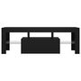 Voir la diapositive 5 : VIDAXL Meuble TV avec lumieres LED noir 120x35x40 cm