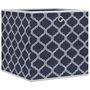 Voir la diapositive 3 : VIDAXL Boîtes de rangement pliables 4pcs bleu 32x32x32cm tissu intisse
