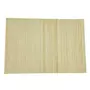 TOILINUX Lot de 6 sets de table en bambou blanchi rectangulaire - 45 x 30 cm