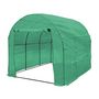 Voir la diapositive 2 : GARDENSTAR Serre métal tunnel 3x2x2m bâche 140g/m2