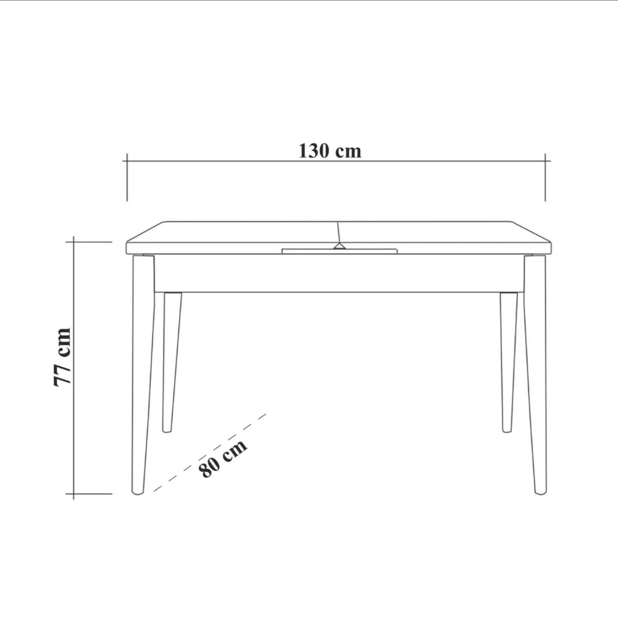 Voir la diapositive 4 : CONCEPT USINE Table extensible en bois max 6 personnes dynia