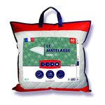 DODO Oreiller Le Matelassé DODO - 60x60 cm - Soutien ferme - Taie déhoussable - Fabriqué en France