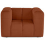 Voir la diapositive 3 : LISA DESIGN Suzano - fauteuil en tissu texturé