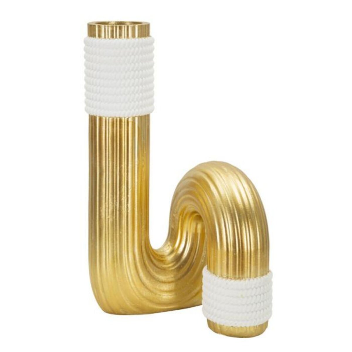 Paris Prix Vase Design en Résine  Bann  25cm Or