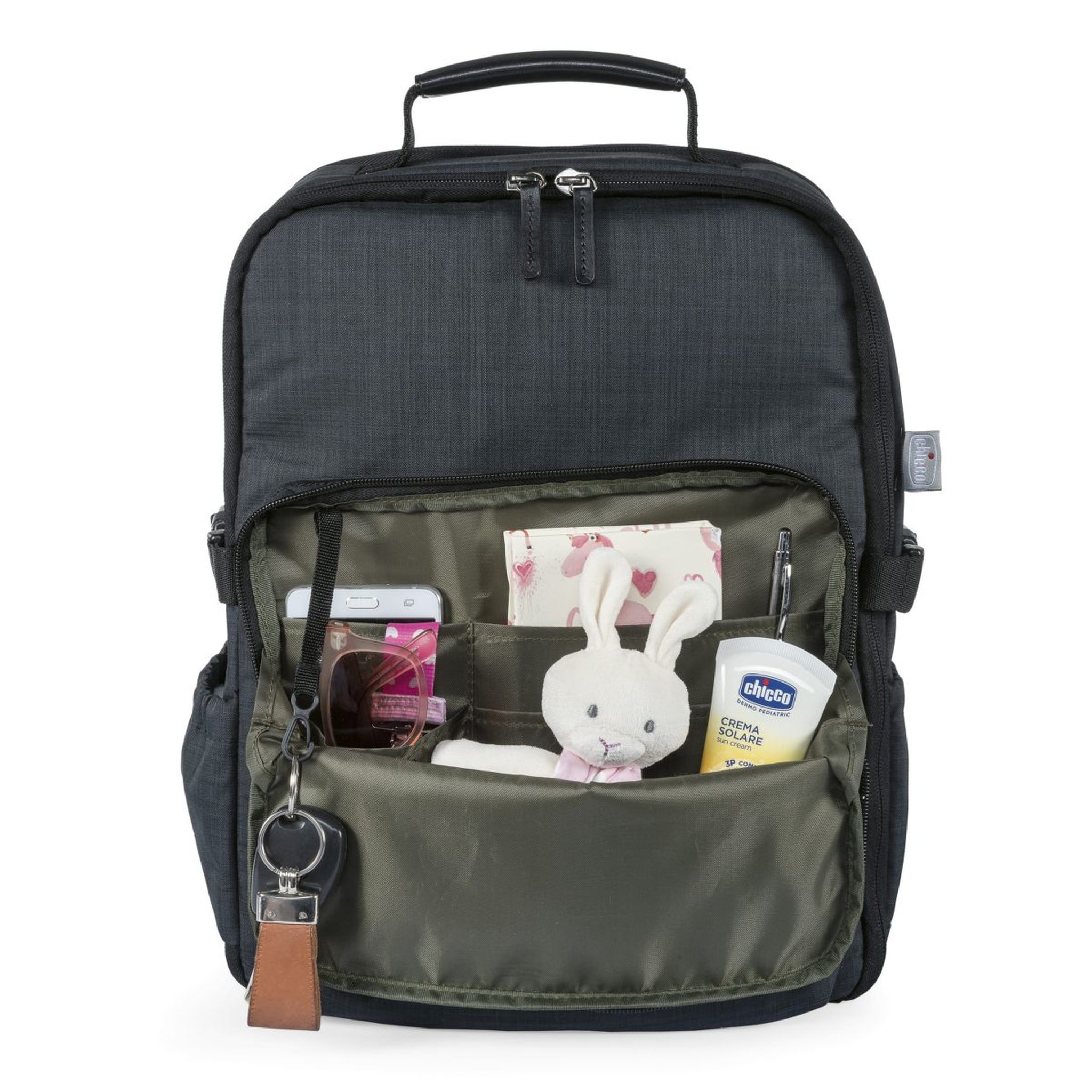 Voir la diapositive 5 : CHICCO Sac à dos à langer Cool grey