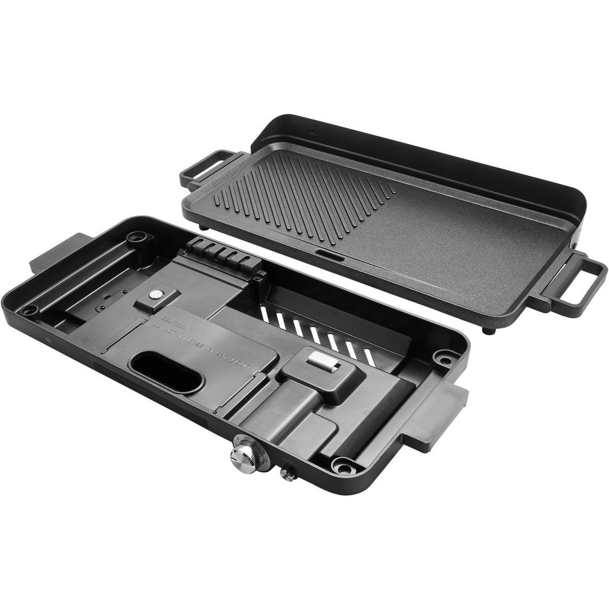 Voir la diapositive 3 : ESSENTIEL B Plancha électrique EPL4 noir à poser , 50x25 cm