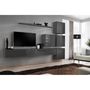 Voir la diapositive 2 : Paris Prix Meuble TV Mural Design  Switch IX  310cm Gris