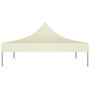 Voir la diapositive 3 : VIDAXL Toit de tente de reception 2x2 m Creme 270 g/m^2