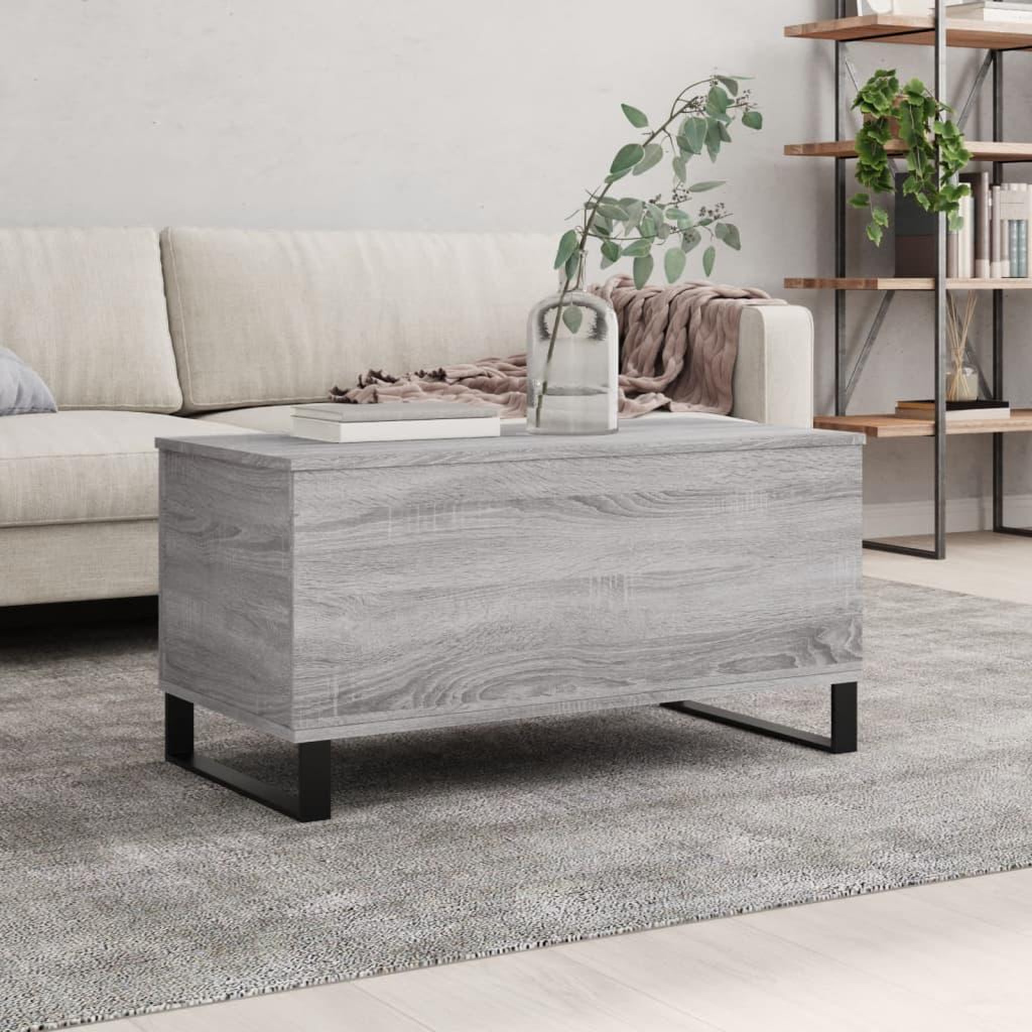VIDAXL Table basse Sonoma gris 90x44,5x45 cm Bois d'ingenierie