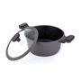 Voir la diapositive 5 : Fortus Faitout 24cm gris en fonte d'aluminium avec couvercle
