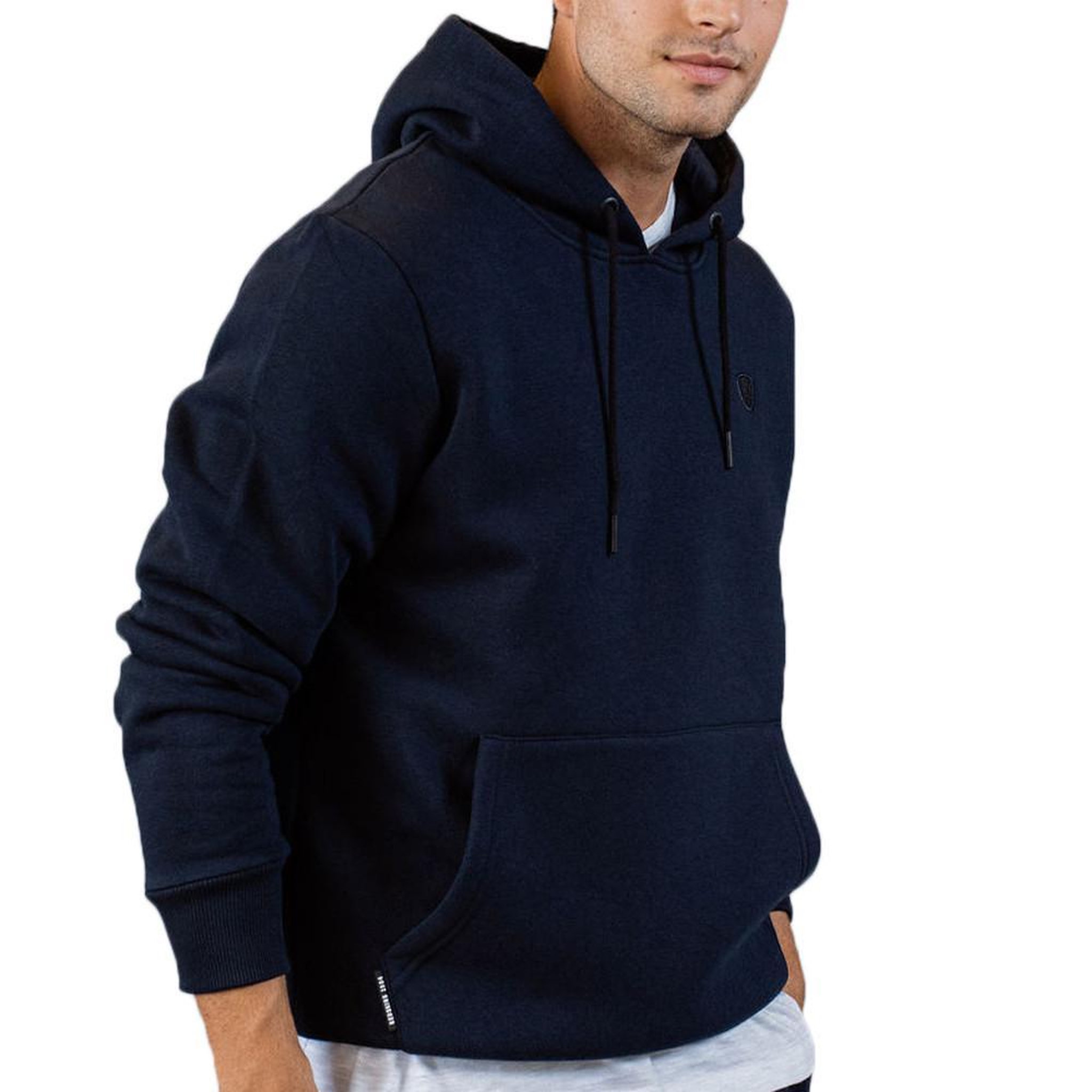 REDSKINS Sweat à Capuche Marine Homme Redskins Makit Poster. Coloris disponibles : Bleu