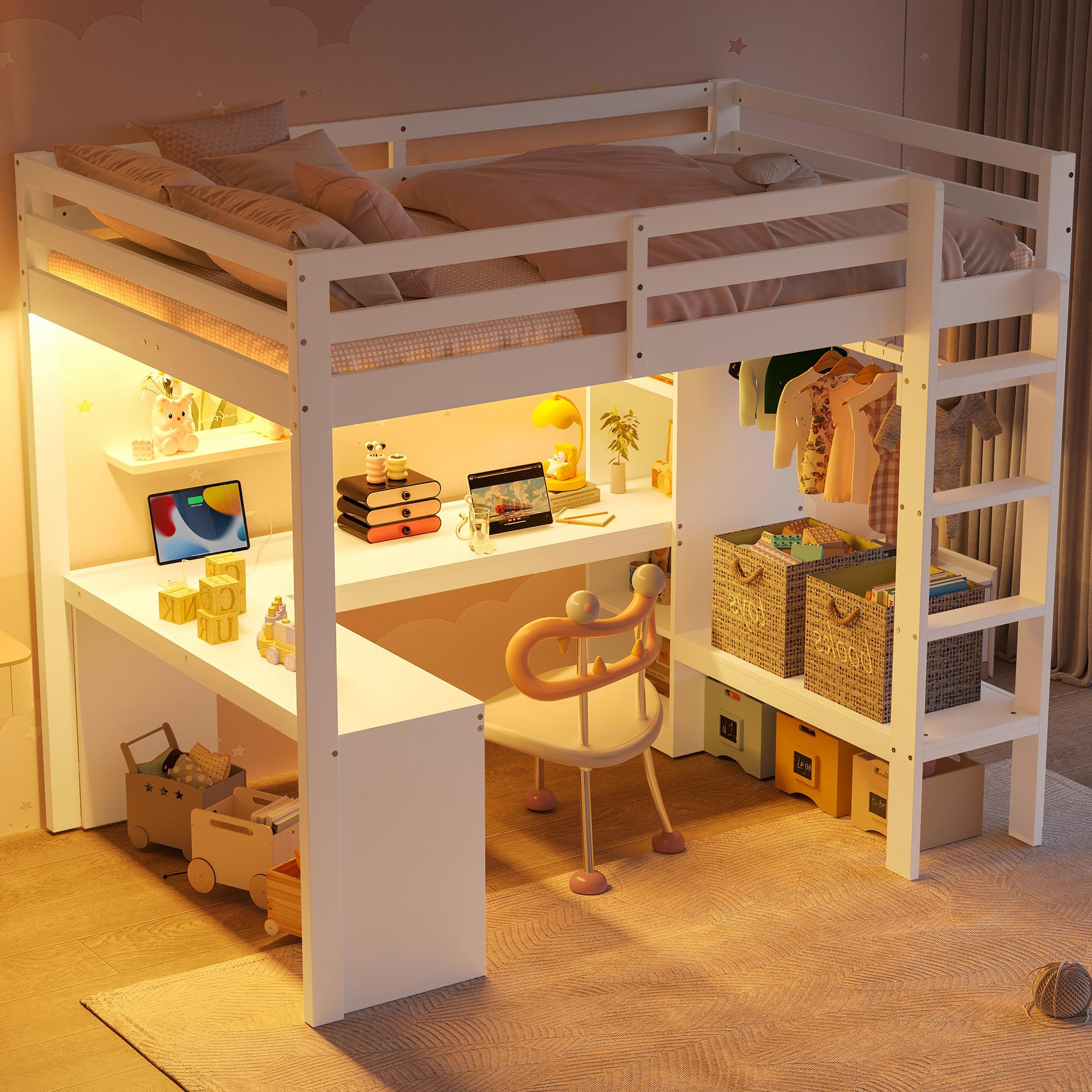 Voir la diapositive 5 : MERAX Lit mezzanine enfant