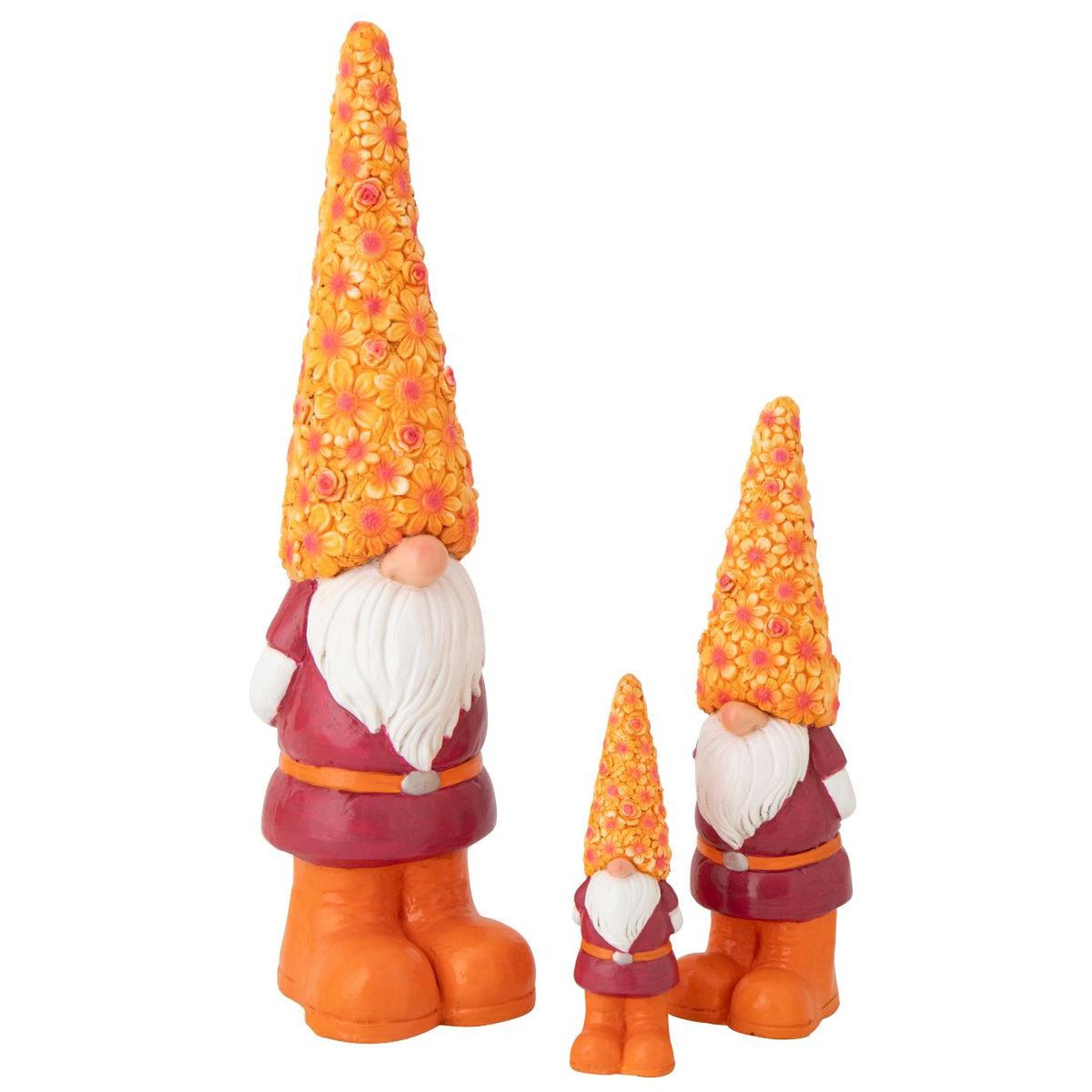 Voir la diapositive 3 : J-LINE Statue lutin d'extérieur  ginger  61cm multicolore