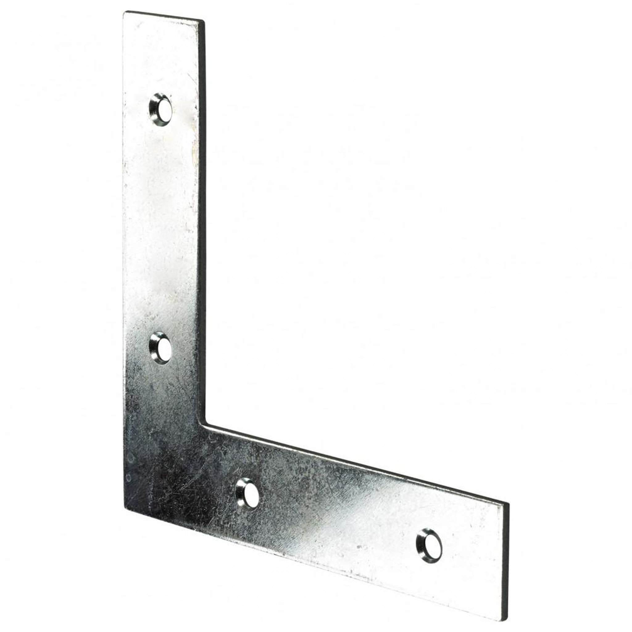 CENTRALE BRICO 1 équerre d'assemblage plate acier zingué HETTICH, l.100 mm