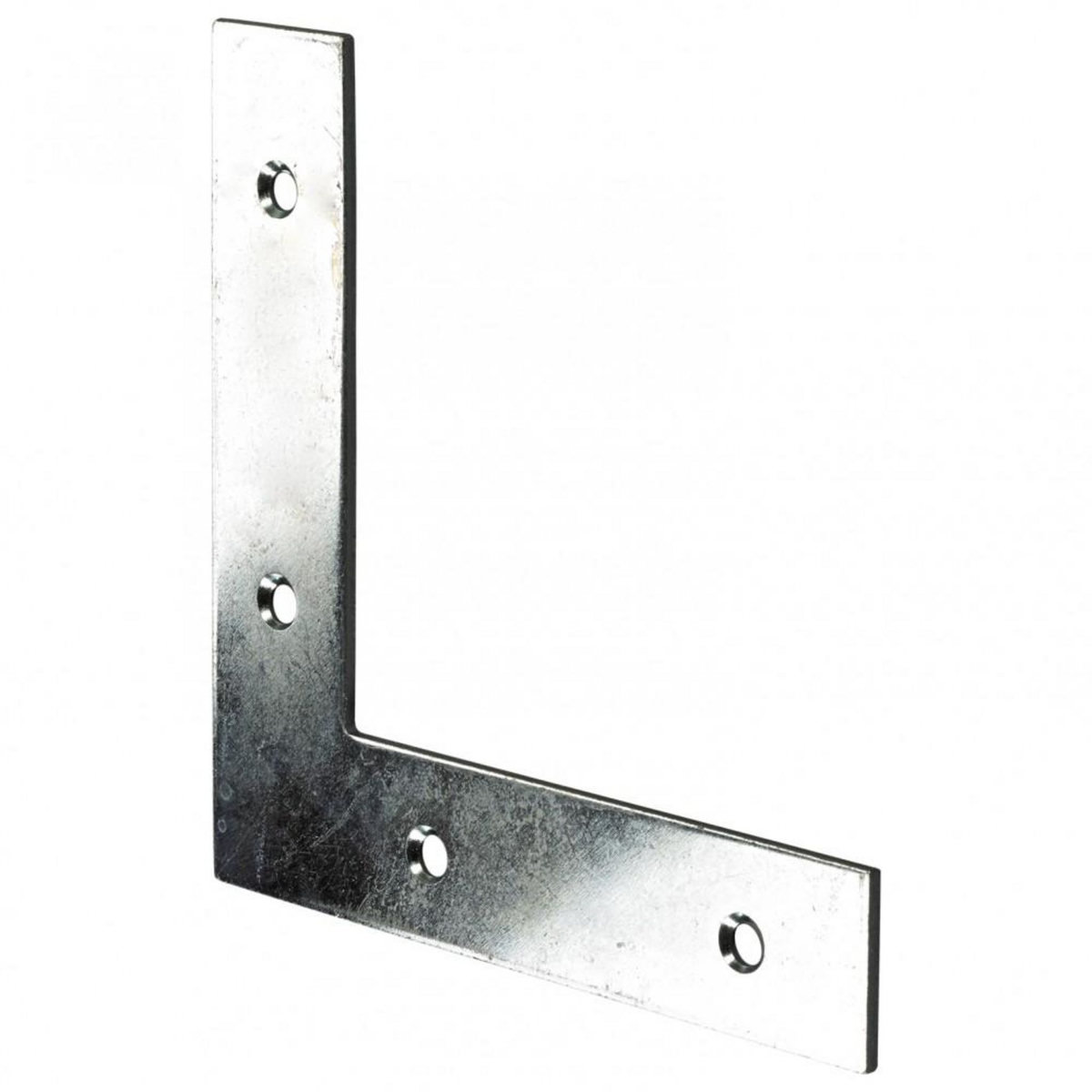 CENTRALE BRICO 1 équerre d'assemblage plate acier zingué HETTICH, l.100 mm