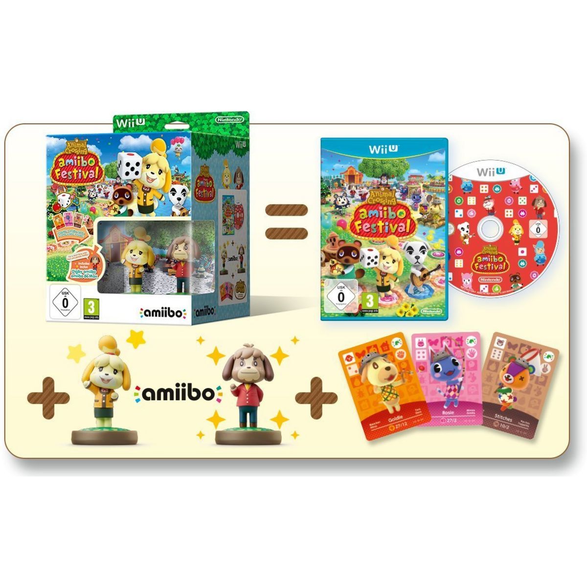Animal Crossing : Amiibo Festival - Edition Limitée (2 Amiibo + 3 cartes)