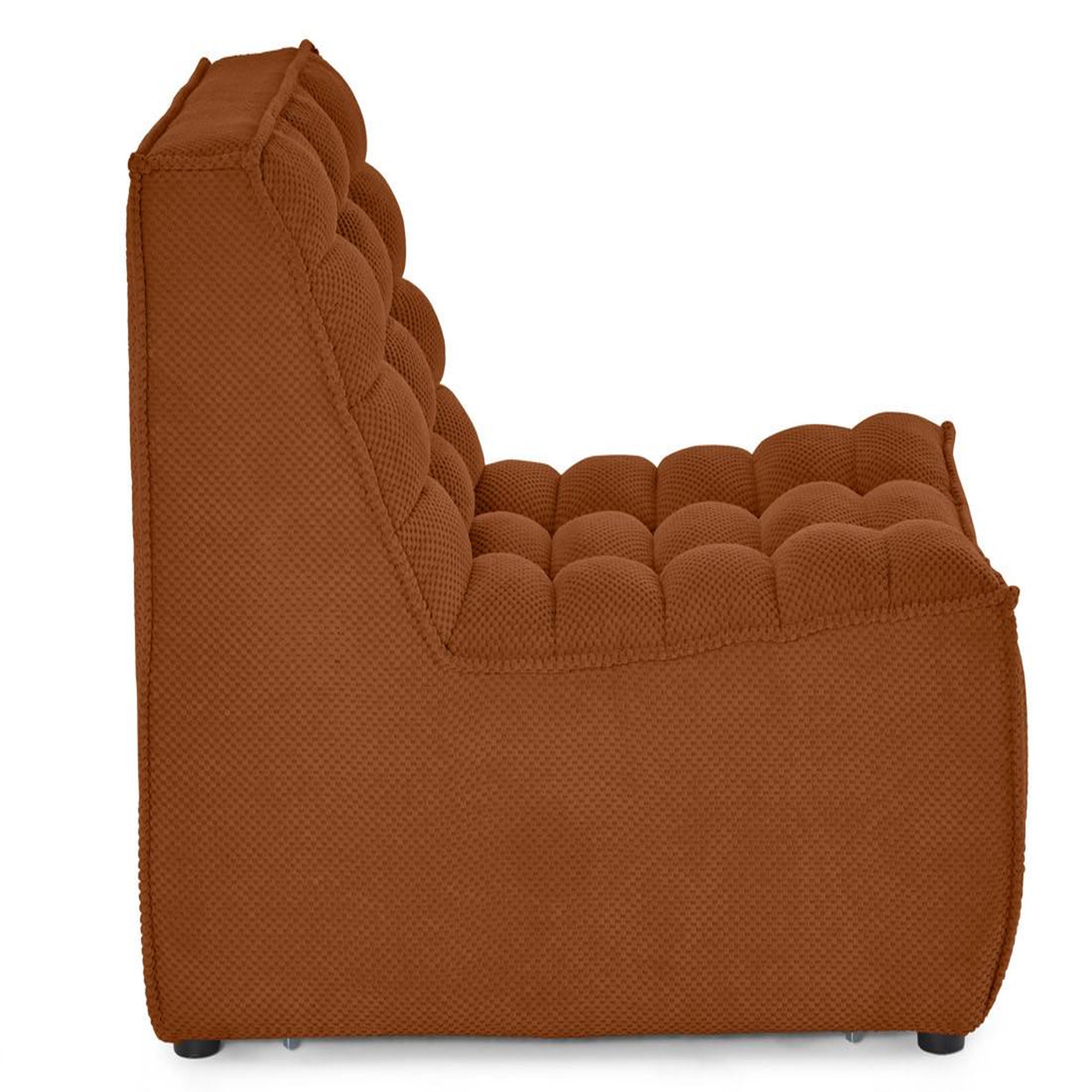 Voir la diapositive 5 : LISA DESIGN Ellie - fauteuil en velours texturé