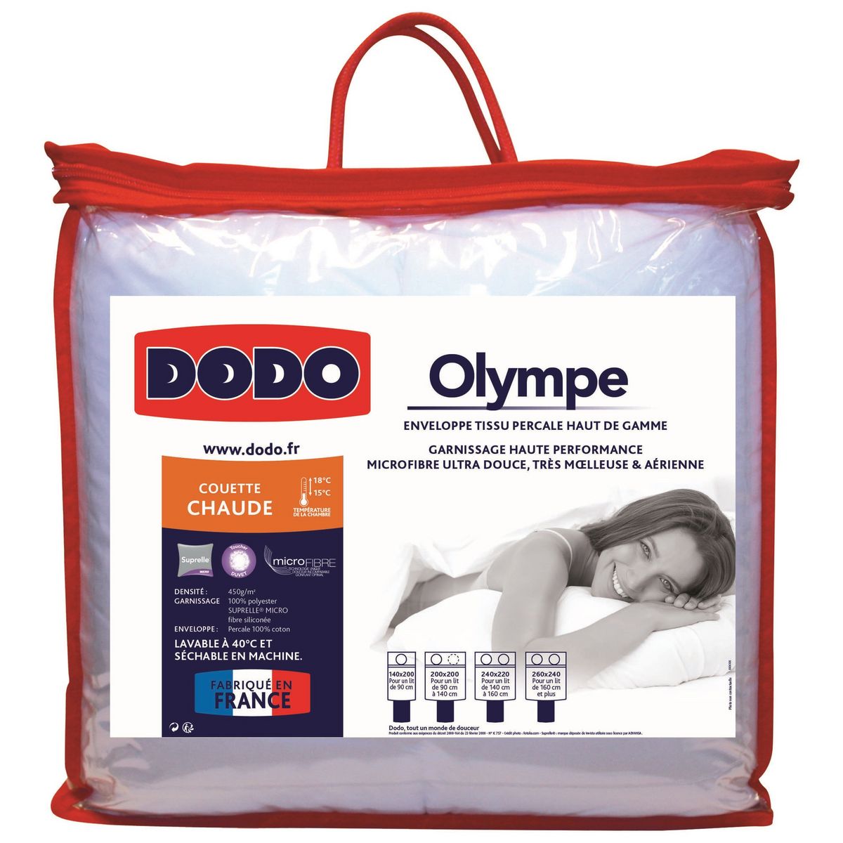 DODO COUETTE chaude DODO toucher duvet OLYMPE